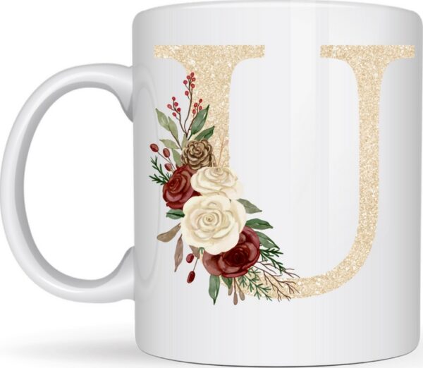 Mug Lettre et Fleurs – Image 19