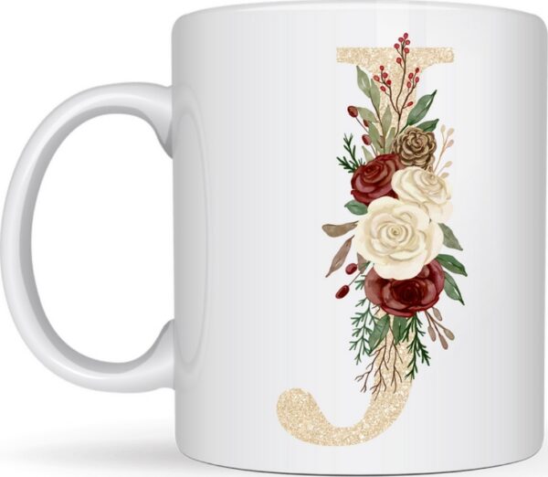 Mug Lettre et Fleurs – Image 10
