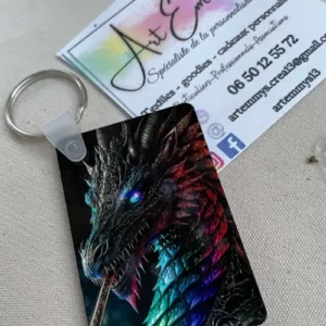 Porte clefs rectangle