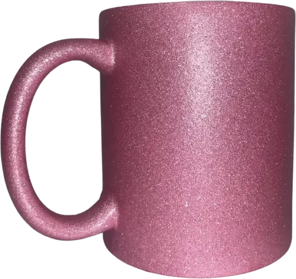 Mug paillettes Rose pale
