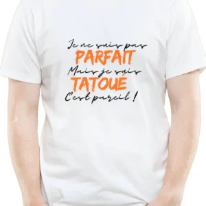 Homme tatoué Blanc