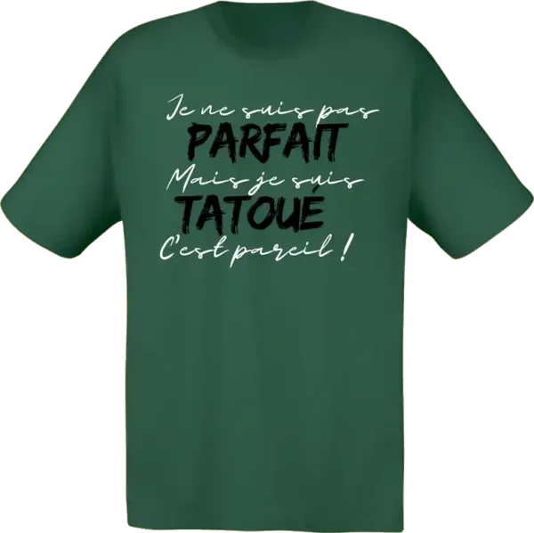 Homme tatoué Vert