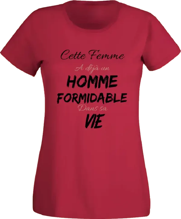 T-shirt Homme formidable Rouge