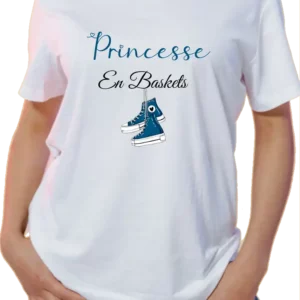 T-Shirt Femme - Princesse en baskets
