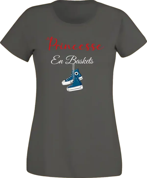 T-Shirt Femme - Princesse en baskets – Image 2