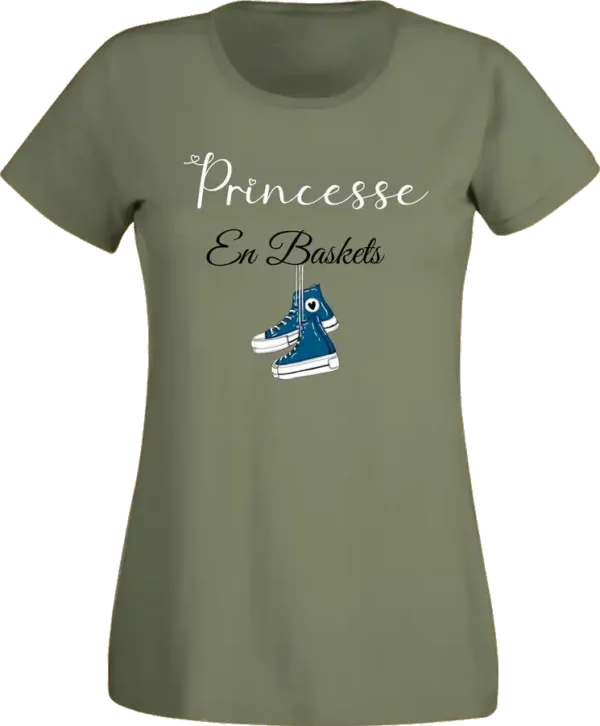 T-Shirt Femme - Princesse en baskets – Image 10