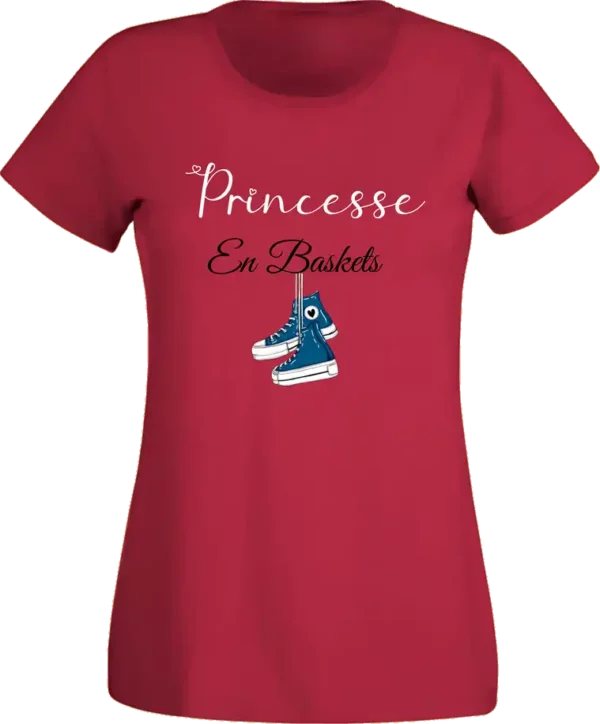 T-Shirt Femme - Princesse en baskets – Image 8