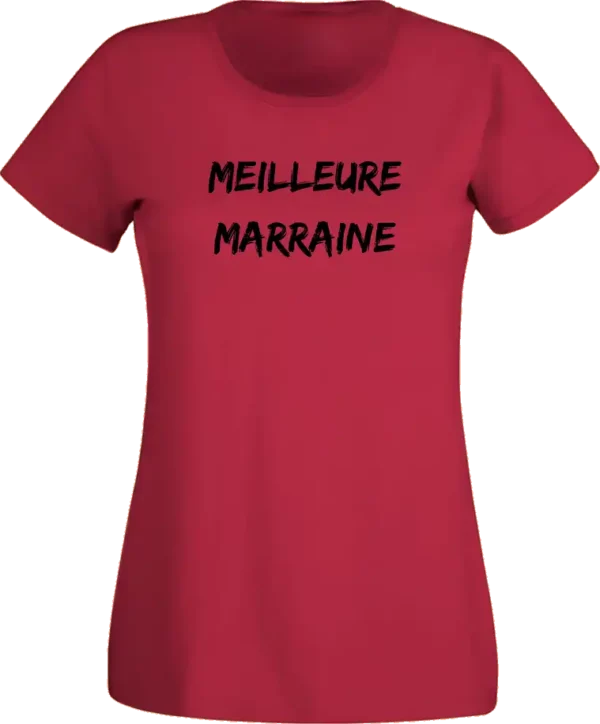 T-Shirt Femme - Meilleure Marraine – Image 4