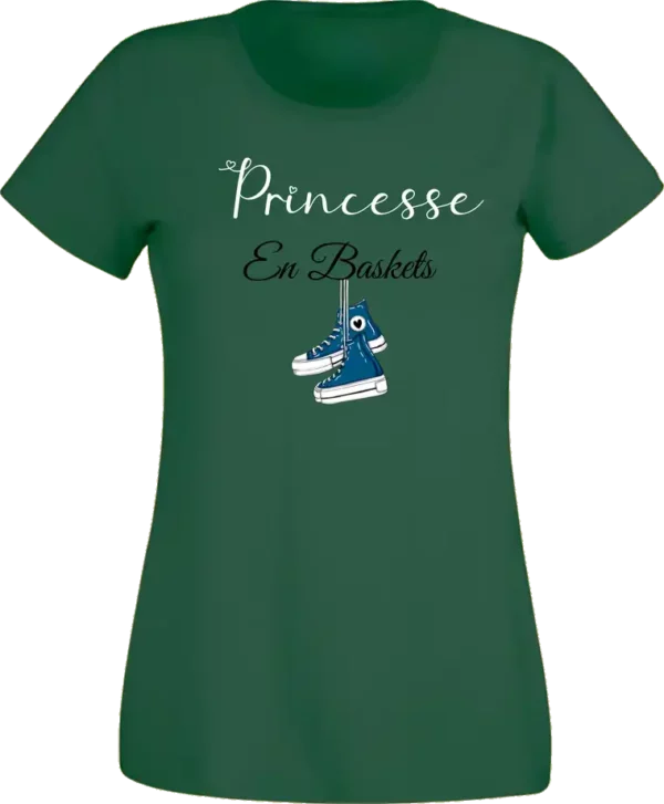 T-Shirt Femme - Princesse en baskets – Image 7