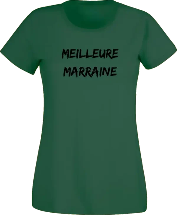 T-Shirt Femme - Meilleure Marraine – Image 3