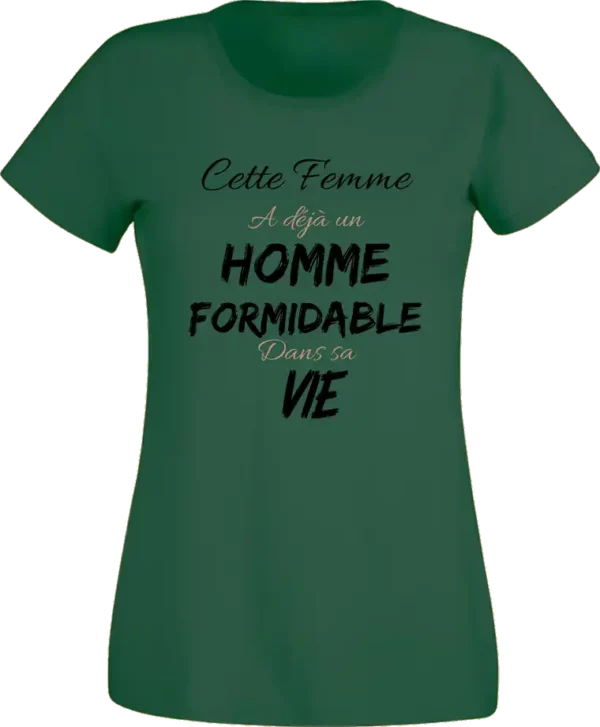 T-shirt Homme formidable Vert