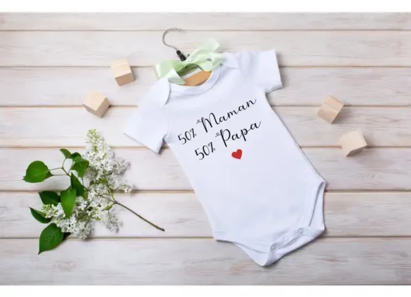 Body Bébé - 50% Maman 50% papa