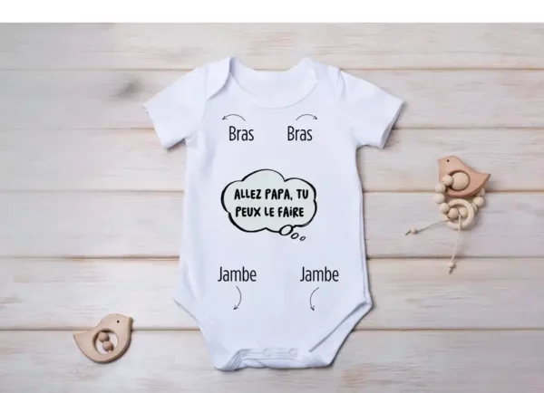 Body Bébé - Allez papa, tu peux le faire