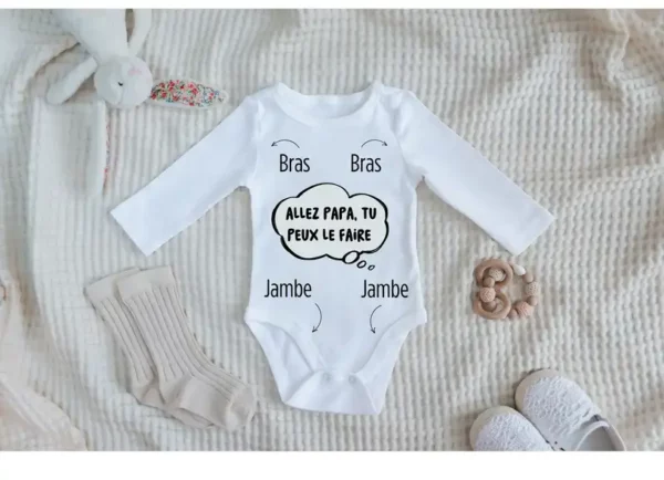 Body Bébé - Allez papa, tu peux le faire – Image 2