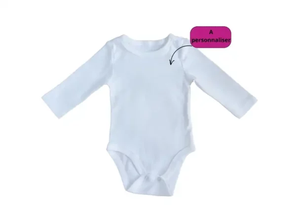 Body bébé - Texte personnalisable – Image 2