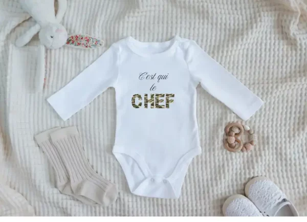 Body Bébé -  C'est qui le chef – Image 2