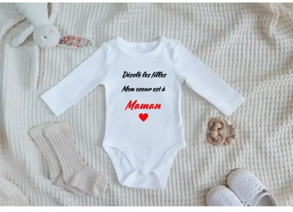Body Bébé -  Cœur à Maman – Image 2